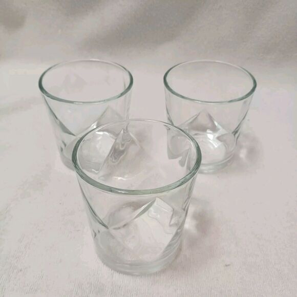 3 Vintage DOUBLE DUTCH Low ball Whiskey Glasses Diamond DD Classy Luxury Collect - Picture 13 of 16